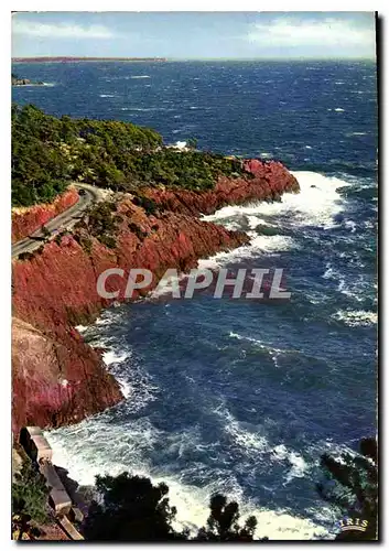 Cartes postales moderne Cote d'Azur French Riviera Falaises de la Corniche d'Or