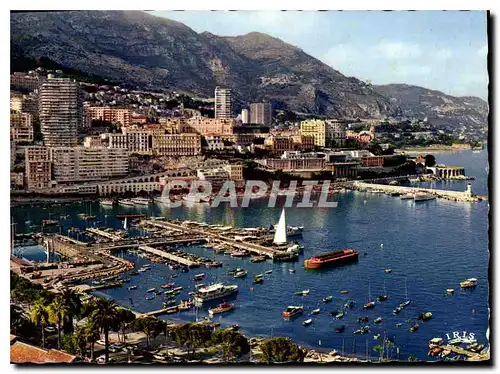 Cartes postales moderne Reflets de la Cote d'Azur Monaco Le Port et Monte Carlo