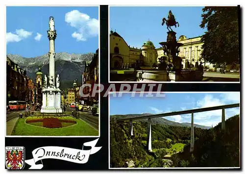 Cartes postales moderne Alpenstadt Innsbruck Tirol Maria Theresien