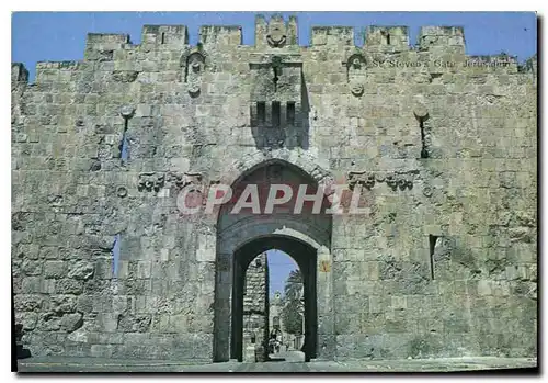 Moderne Karte St Steven Gate Jerusalem