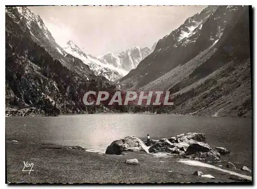 Cartes postales moderne Cauterets Le Lac de Gaube et le Vignemale