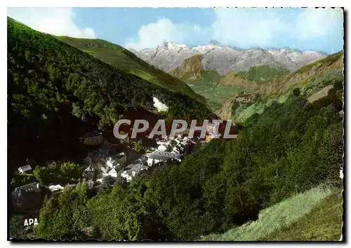 Moderne Karte Bareges Hautes Pyrenees Vue Generale