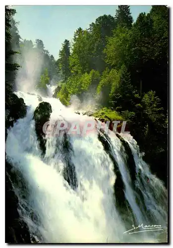 Cartes postales moderne Cauterets Hautes Pyrenees La Cascade de Lutour