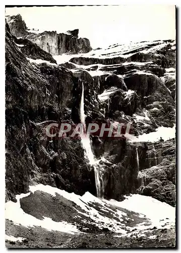 Moderne Karte Gavarnie La grande Cascade