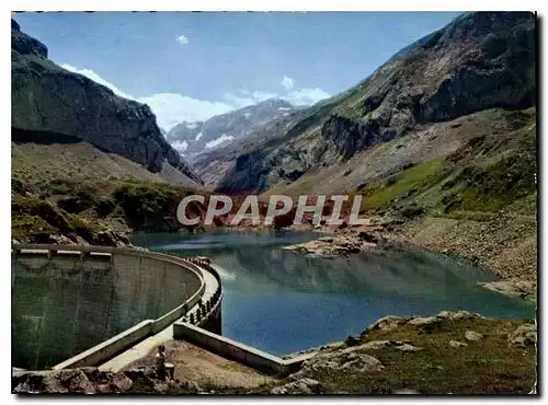 Moderne Karte Les Pyrenees Environs de Gavarnie le Barrage des Gloriettes