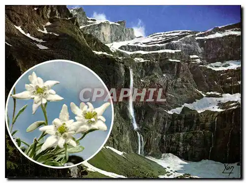 Moderne Karte Gavarnie Le Cirque et sa Cascade