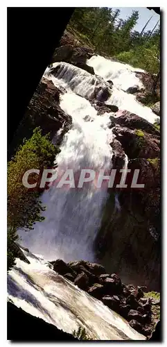 Cartes postales moderne Cauterets Hautes Pyrenees La Cascade du Pont d'Espagne