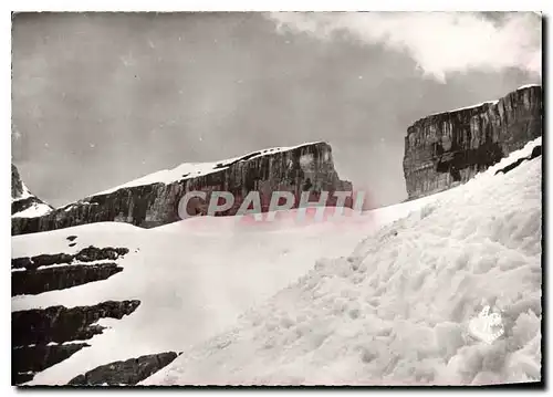 Moderne Karte Les Pyrenees Gavarnie La Breche de Roland