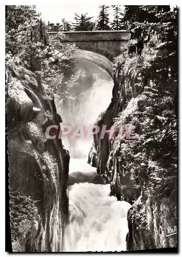 Moderne Karte Les Pyrenees Le Pont d'Espagne Hautes Pyrenees La Cascade du Pont d'Espagne