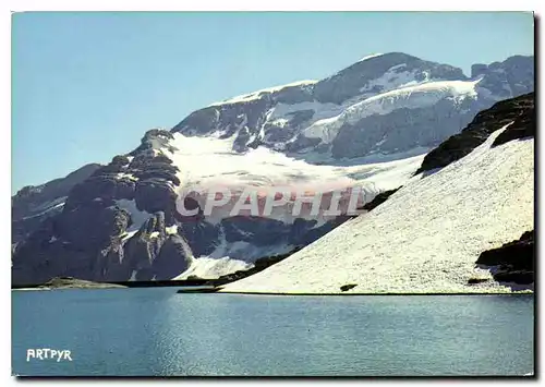 Cartes postales moderne Les Pyrenees Le Lac Glace