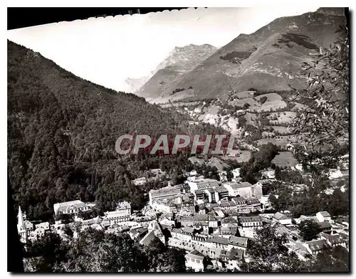 Moderne Karte Cauterets Vue generale prise de Pauze