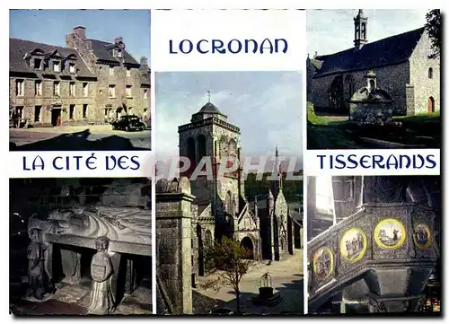 Cartes postales moderne La Bretagne en Couleurs Locronan La Cite des Tisserands
