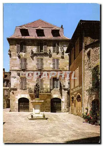 Moderne Karte La Correze Pittoresque Beaulion sur Dordogne La Maison Renaissance