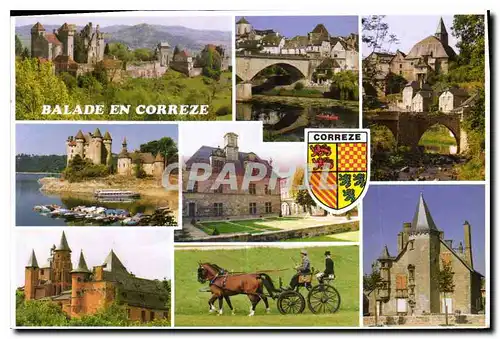 Cartes postales moderne Balade en Correze La Correze Le Pays Vert Balade a la decouverie de quelques uns des plus beaux