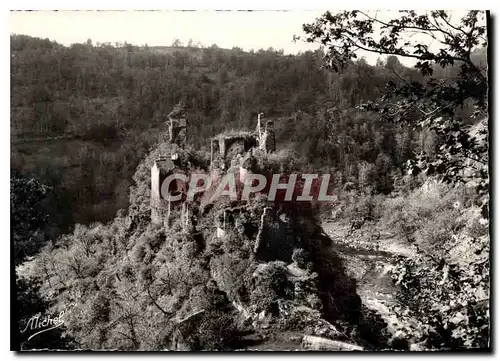 Cartes postales moderne La Correze Touriste par Michel Georges de la Maronne Ruines de Merle Cite Feodale XIII s site cl