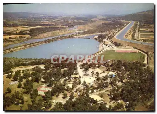 Cartes postales moderne La Roque d'Antheron B du Rh Le comping et le plan d'eau