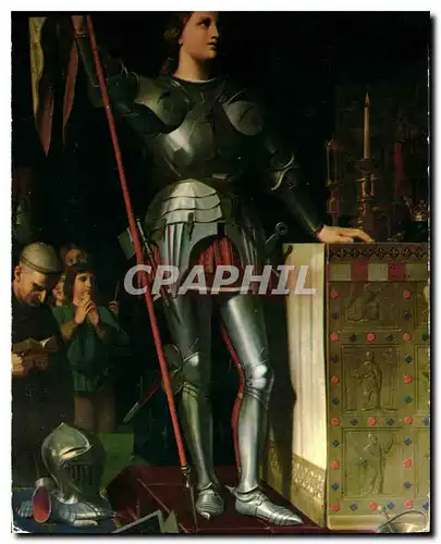 Moderne Karte Jeanne d'Arc au sacre de Charles VII