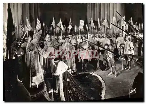 Cartes postales moderne Musee Grevin Le Sacre de Charles VII a Reims en presence de Jeanne d'Arc