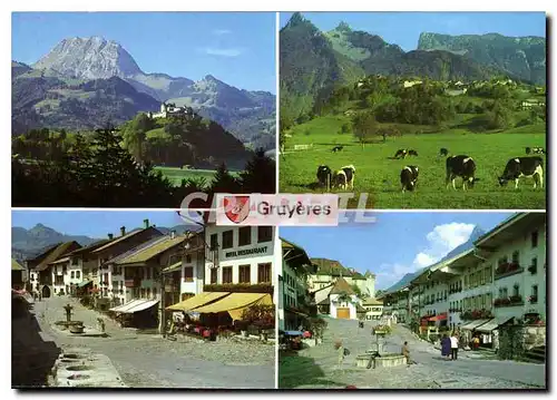 Cartes postales moderne La cite comtale de Gruyeres
