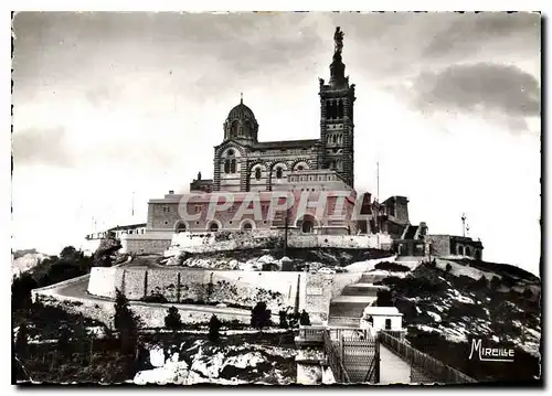 Moderne Karte Marseille B du R Notre Dame de la Garde