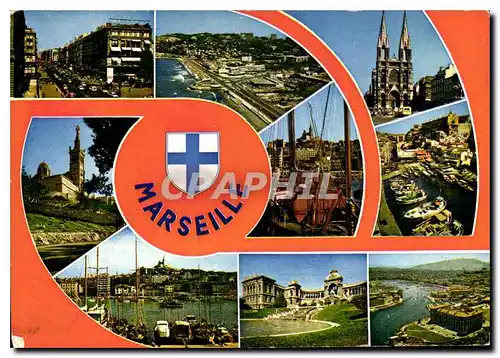 Cartes postales moderne Le Carrefour du Monde Marseille