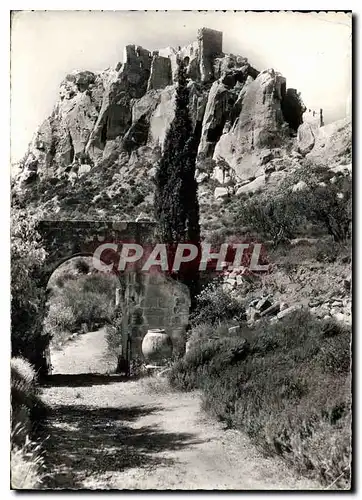 Moderne Karte Les Baux de Provence B du Rh Le Donjon feodal Cote Nord Est