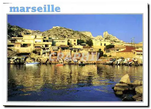 Cartes postales moderne Marseille Bouches du Rhone France Le Port des Goudes