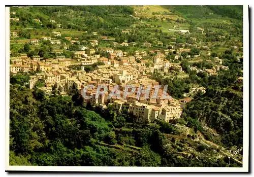 Moderne Karte La Cote d'Azur miracle de la nature Tourrette sur Loup