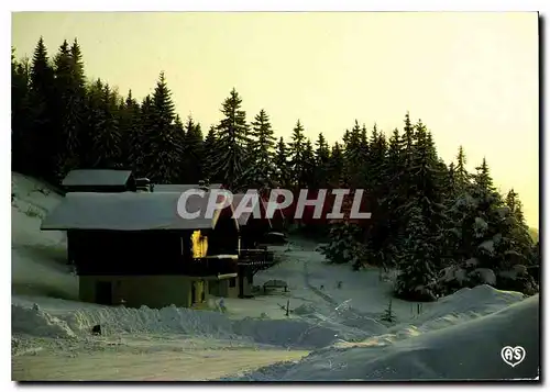 Cartes postales moderne Images de Nos Montagnes en Hiver Chalets en hiver