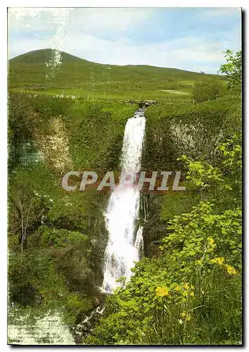 Cartes postales moderne Sur les Monts d'Auvergne La Cascade de Saillant