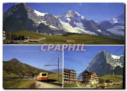 Cartes postales moderne Kleine Scheidegg Ausgangspunkt der Jungfraubann