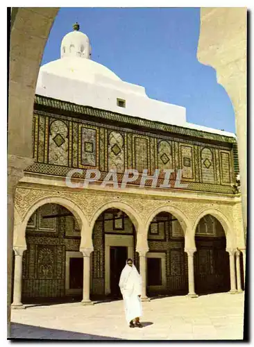 Cartes postales moderne Kaironan Tunisie Mosquee Sidi Le Patio