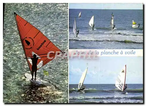 Moderne Karte Joies de la planche a voile