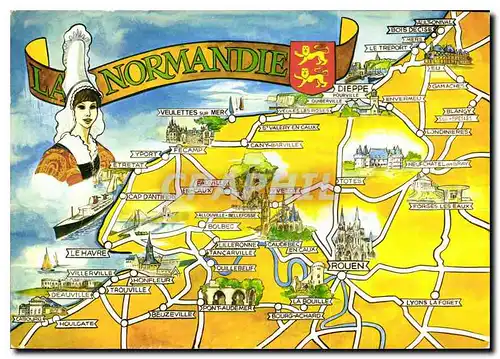 Cartes postales moderne La Normandie