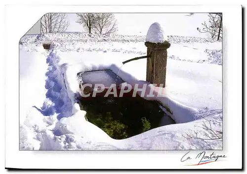 Moderne Karte La Montagne en Hiver