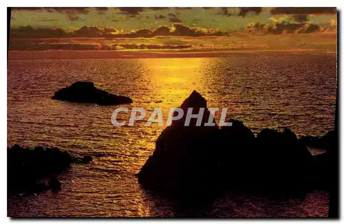 Cartes postales moderne La Mediterraniee Coucher de Soleil