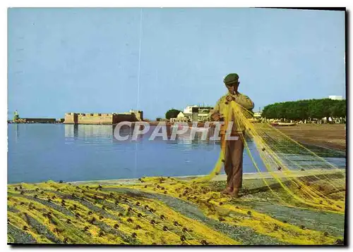 Cartes postales moderne Crete Peche Pecheur