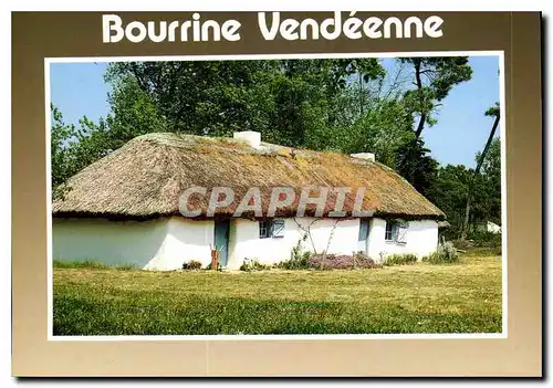 Moderne Karte Au pays de Monts Bourrine Vendeenne