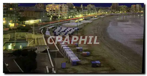 Cartes postales moderne Les Sables d'Olonne La Plage la nuit
