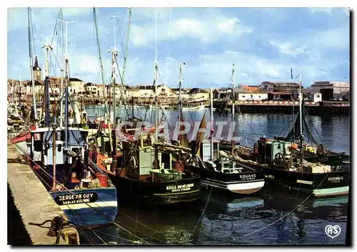 Cartes postales moderne Les Sables d'Olonne Le Port Bateaux de peche