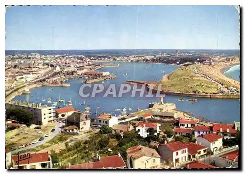 Cartes postales moderne La Vendee Saint Gilles Croix de vie Vue generale