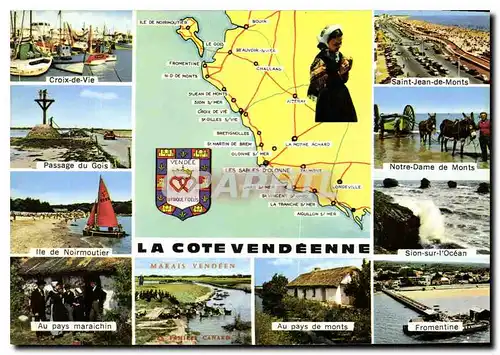 Cartes postales moderne La Cote Vendeenne