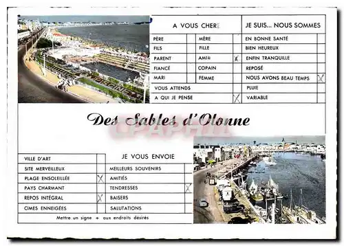 Cartes postales moderne Des Sables d'Olonne Piscine