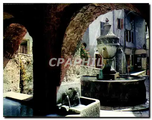 Cartes postales moderne La Cote d'Azur French Riviera Saint Paul de Vence La Fontaine