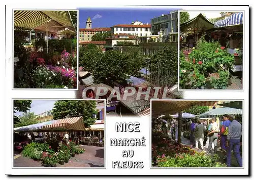 Cartes postales moderne Nice Marche au Fleurs