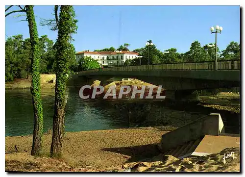 Moderne Karte Les Landes Hossegor Landes Le nouveau Pont qui enjambe le Canal