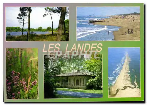 Moderne Karte Les Landes