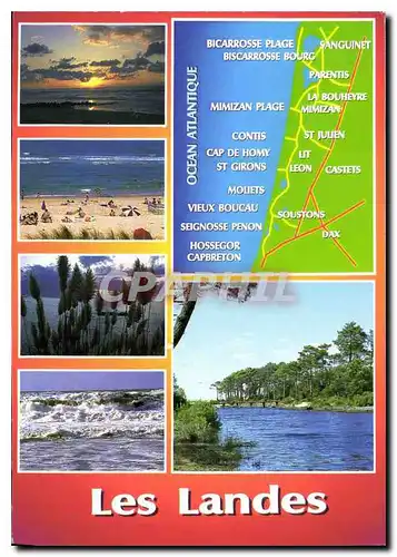 Cartes postales moderne Visage des Landes Cote Aquitaine Les Plages Landaises de l'Ocean Atlantique