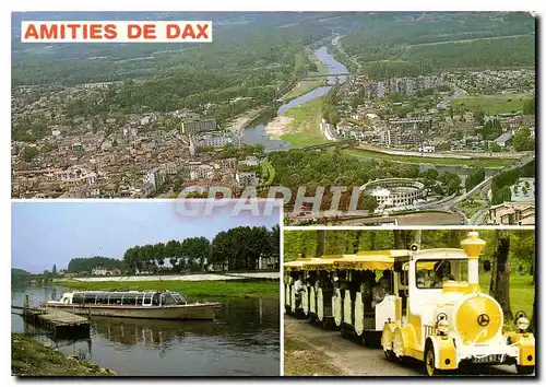 Moderne Karte Amities de Dax Train