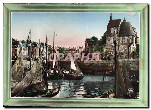 Cartes postales moderne Honfleur Le Port de la Lieutenance Bateaux de peche